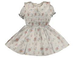 BELATI FLORAL SMOCKED DRESS