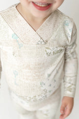 BEE & DEE 2PC ORGANIC PAPER PRINT PAJAMAS
