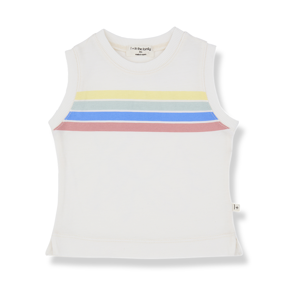 1+ IN THE FAMILY BINIBECA COLOR STRIPE TANK TOP