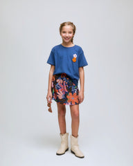 COMPANIA FANTASTICA MINI FLOWER APPLIQUE T-SHIRT