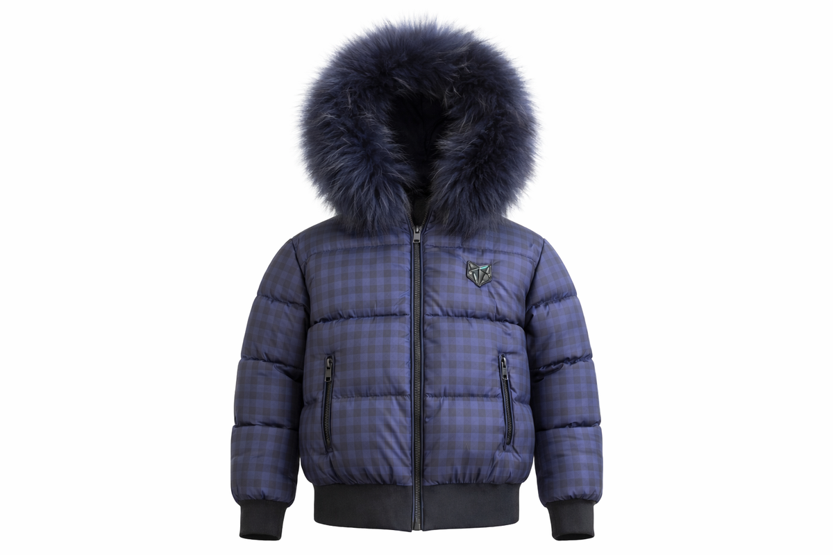SCOTCH BONNET PUFFER DOWN COAT WITH FUR