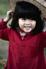 1+ IN THE FAMILY PATCH POCKETS CORDUROY DRESS