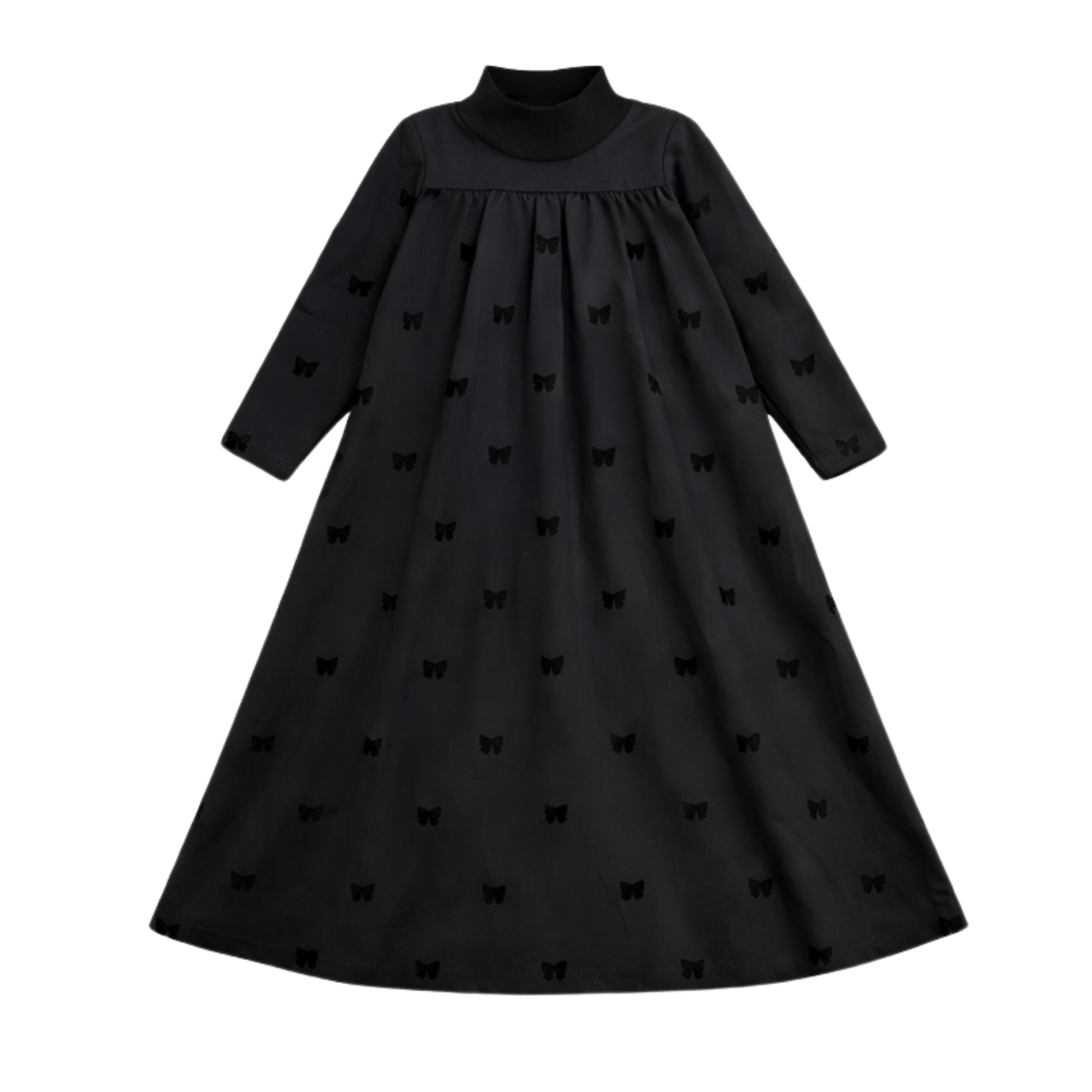 LITTLE LABEL BOW PRINT ROBE