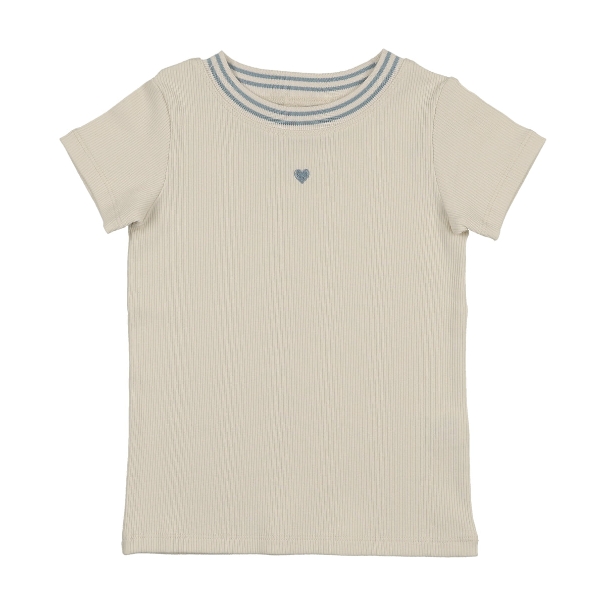 FARREN & ME DENIM TRIM T-SHIRT