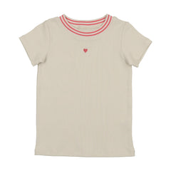 FARREN & ME DENIM TRIM T-SHIRT
