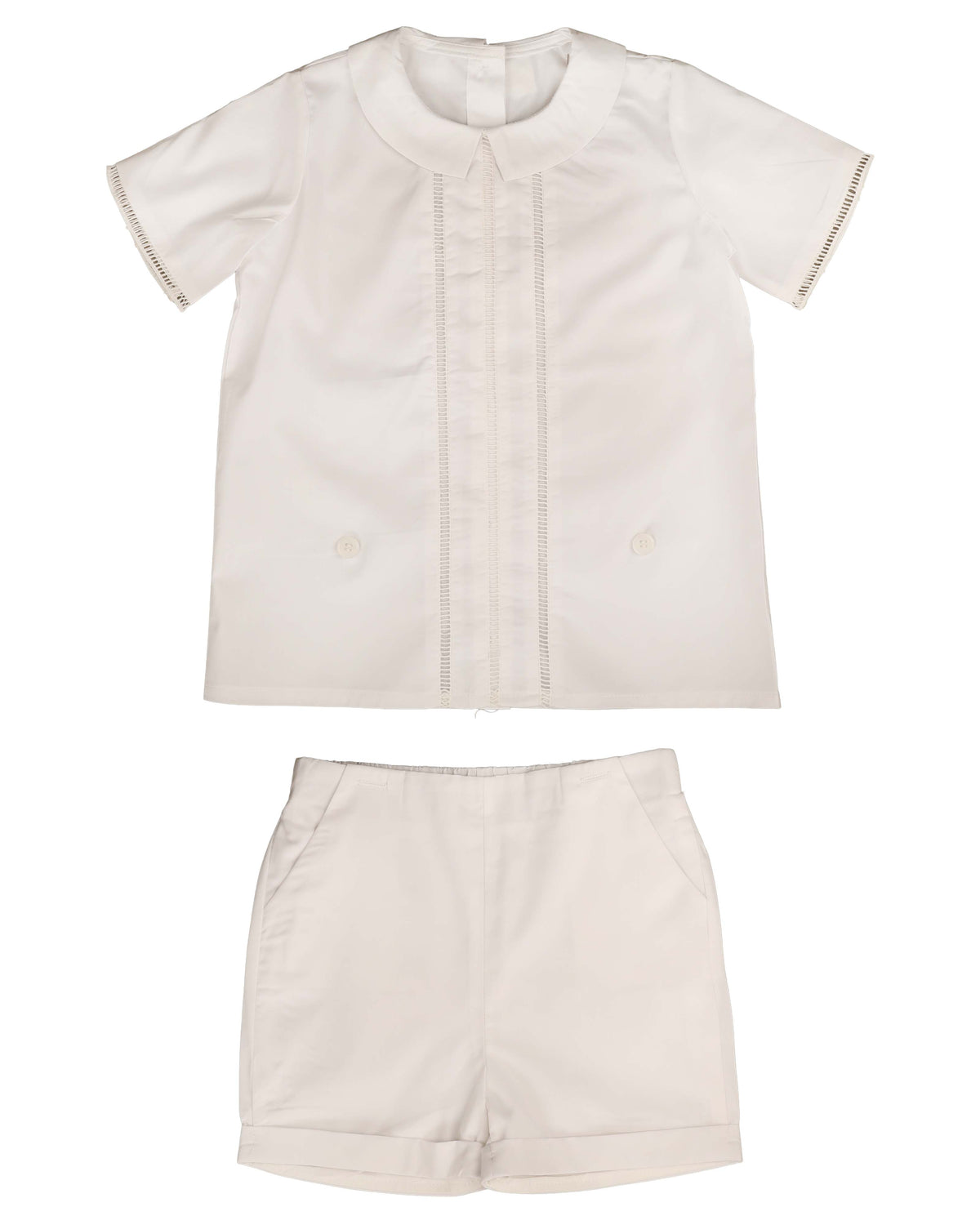 BELATI 2PC LADDER DETAIL SHIRT WITH SHORT