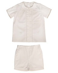 BELATI 2PC LADDER DETAIL SHIRT WITH SHORT