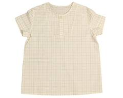 BELATI PLAID SHIRT WITH V PLACKET
