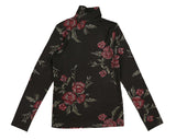 BELATI FLORAL PRINTED MODAL TURTLENECK