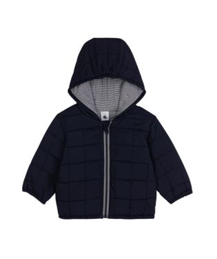 PETIT BATEAU HOODED PADDED ZIP UP JACKET