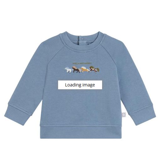 STELLA MCCARTNEY HORSE EMBRO. DETAIL SWEATSHIRT