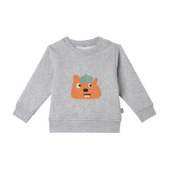 STELLA MCCARTNEY SQUIRREL LOGO PRINT SWEATSHIRT