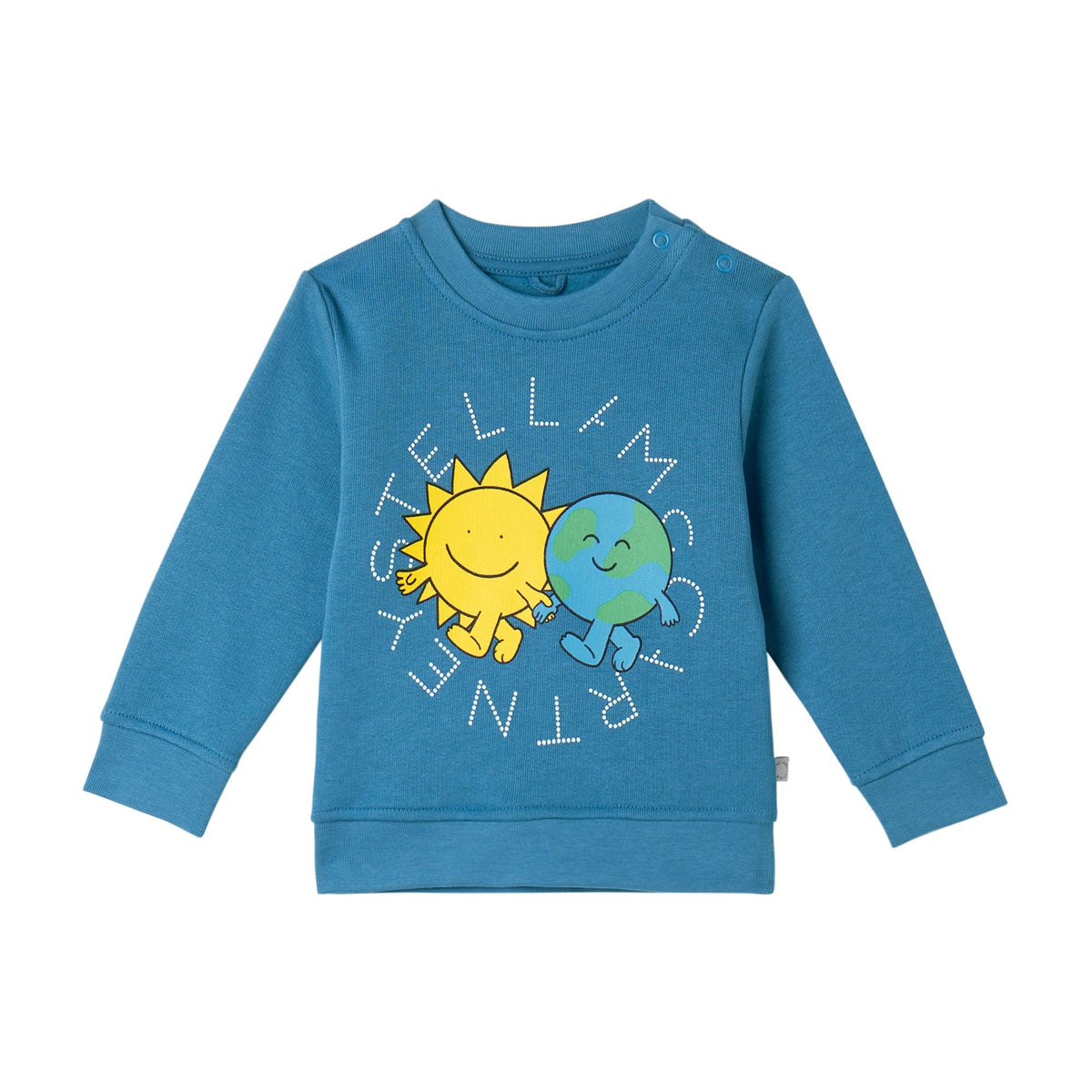 STELLA MCCARTNEY SUN AND EARTH LOGO DISC SWEATSHIRT