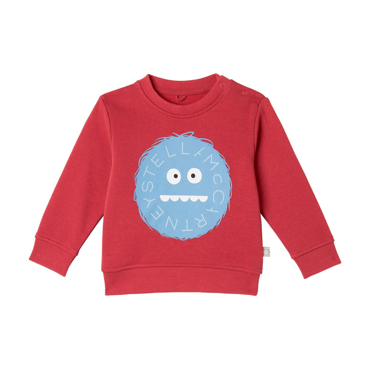 STELLA MCCARTNEY YETI LOGO DISC PRINT SWEATSHIRT