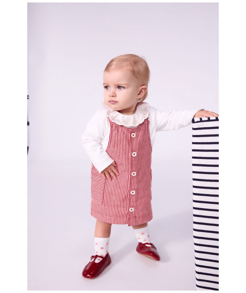 PETIT BATEAU STRIPE BUTTON DOWN JUMPER