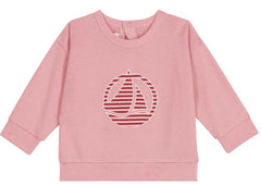 PETIT BATEAU SWEATSHIRT WITH BOAT GRAPHIC