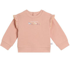 STELLA MCCARTNEY HORSE EMBRO. AND FRILLS SWEATSHIRT