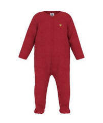 PETIT BATEAU VELOUR FRONT SNAP FOOTIE