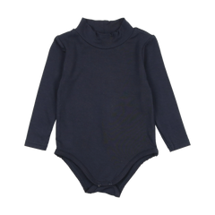 LIL LEGS BAMBOO MOCKNECK ONESIE