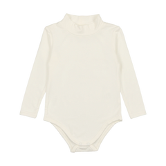 LIL LEGS BAMBOO MOCKNECK ONESIE