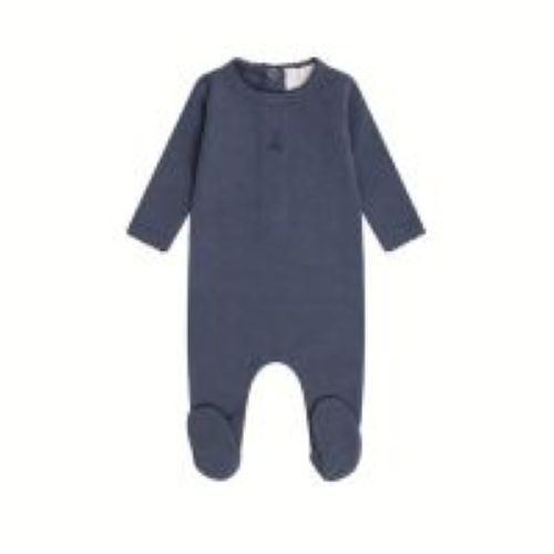 MI AMOUR BERRY SWEET EMBROIDERED FOOTIE