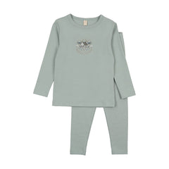 BONJOY 2PC DAINTY STITCH SWEATSHIRT SET