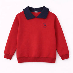 BONJOY SAILOR COLLAR SWEATSHIRT
