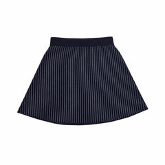 BONJOY 3PC FLORAL PETER PAN COLLAR SHIRT KNIT SKIRT AND CARDIGAN