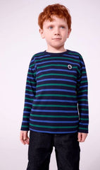 PETIT BATEAU LONG SLEEVE MULTI STRIPE TEE