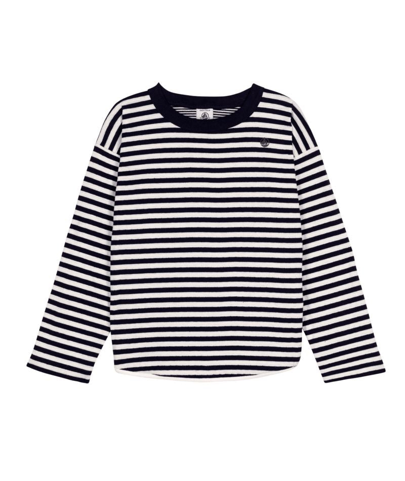 PETIT BATEAU LONG SLEEVE STRIPED TEE