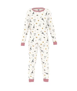 PETIT BATEAU LONG SLEEVE PRINTED TOP AND PANTS