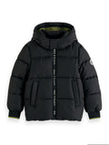 SCOTCH & SODA WATER REPELLENT HOOED PUFFER JACKET