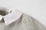 NOU NELLE COLLAR KNIT SWEATER