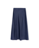 MALLORY & MERLOT A-LINE SLIP MIDI SKIRT