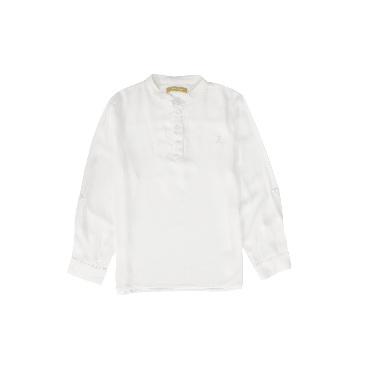 LE BOURDON MANDARIN COLLAR SHIRT