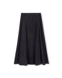 VIBE CORDUROY PANELED MIDI SKIRT