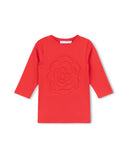 CABANA FLOWER EMBOSSED T-SHIRT