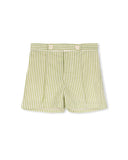 HARPER JAMES BUTTON PLACKET STRIPED SHORTS