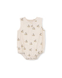 PHIL AND PHOEBE BOAT PRINT ROMPER