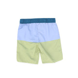 WATER CLUB COLORBLOCK STRIPE SWIM TRUNKS