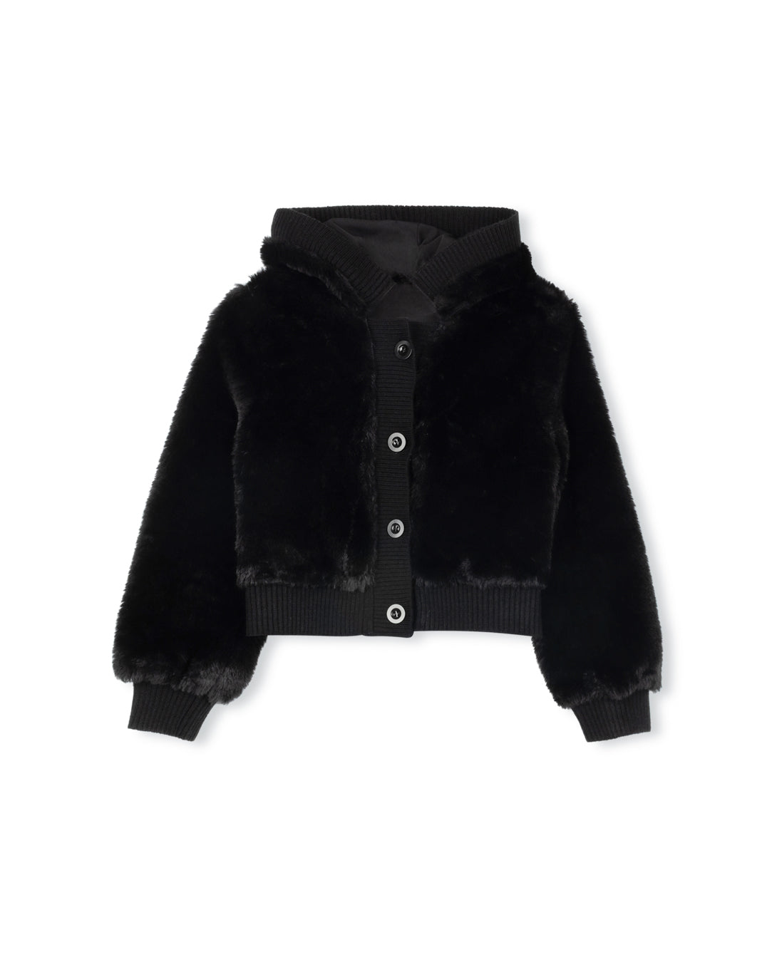 PAPILLON FUZZY RIBBED CUFFING JACKET
