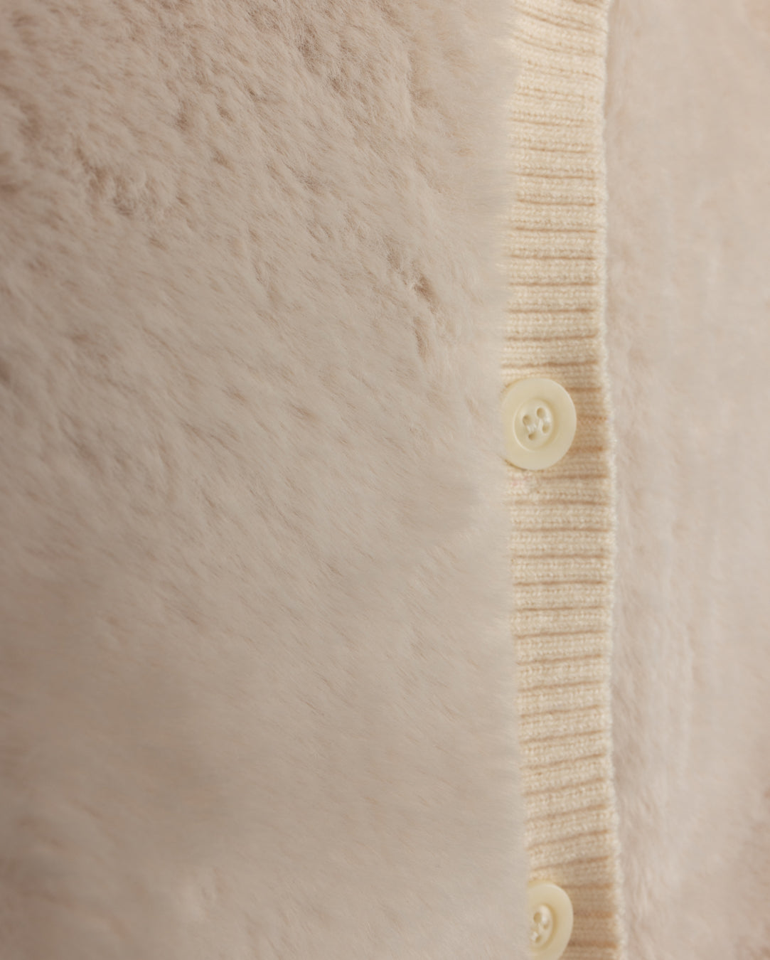PAPILLON FUZZY RIBBED CUFFING JACKET