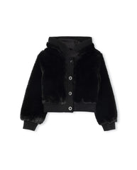 PAPILLON FUZZY RIBBED CUFFING JACKET