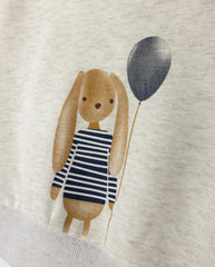 PHIL AND PHOEBE 2PC PUPPY PRINT SWEATSHIRT SET