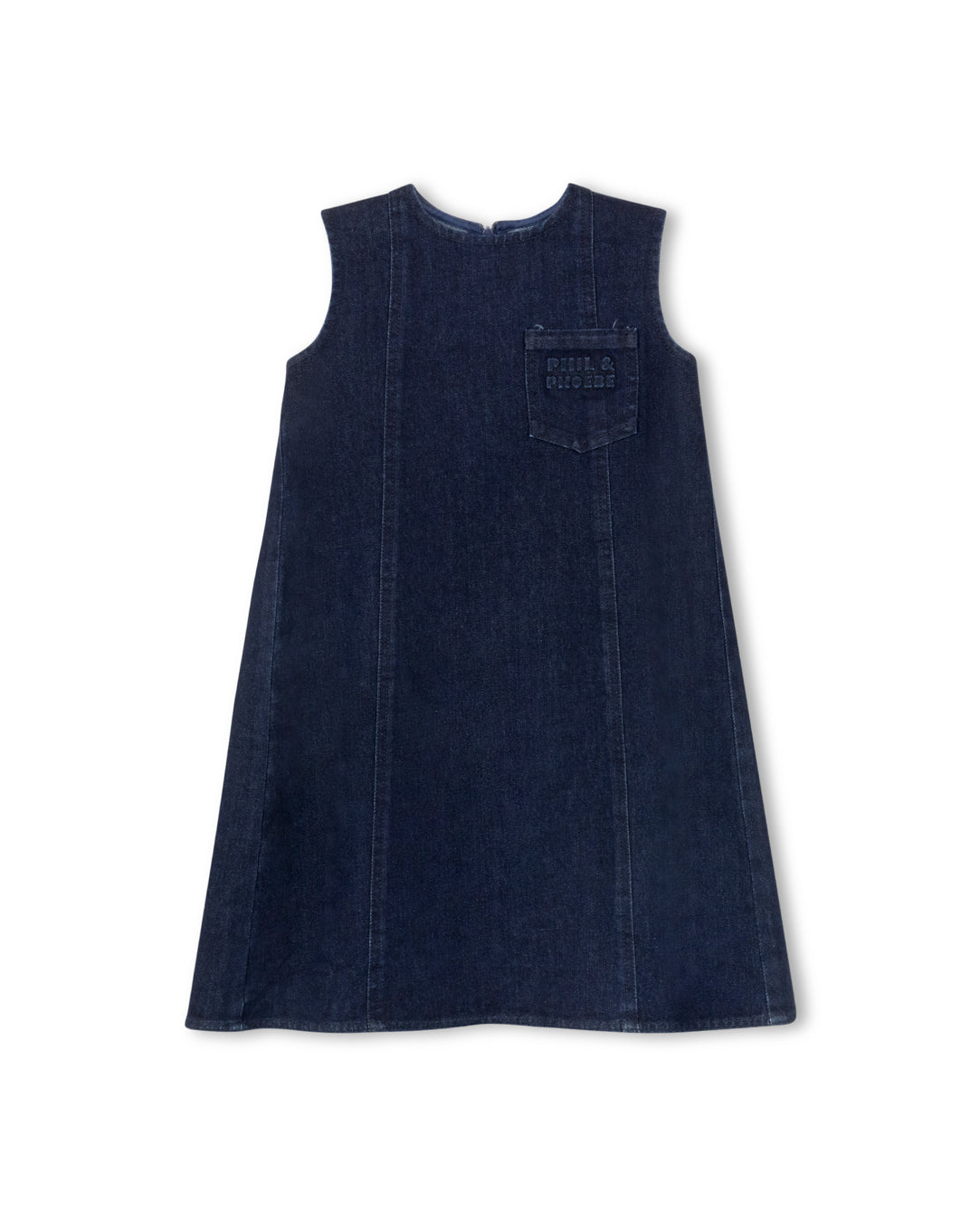 PHIL AND PHOEBE DAVIS DENIM POCKET JUMPER