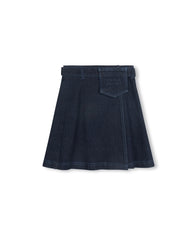 PHIL AND PHOEBE DAVIS POUCH DENIM SKIRT