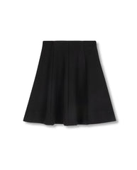 HELLO YELLOW PONTI PANELED SKIRT