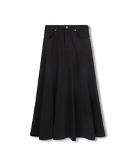 VIBE FLYFRONT FLAIR SWEATSHIRT MIDI SKIRT