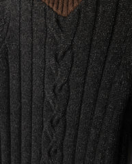 HARPER JAMES CENTER CABLE KNIT SWEATER