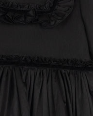 LILOU TAFFETA TIERED GOWN (SHORT)